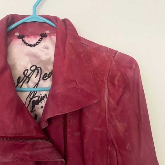 Guess | Pink | Vintage Biker Jacket - Picture 6 of 17